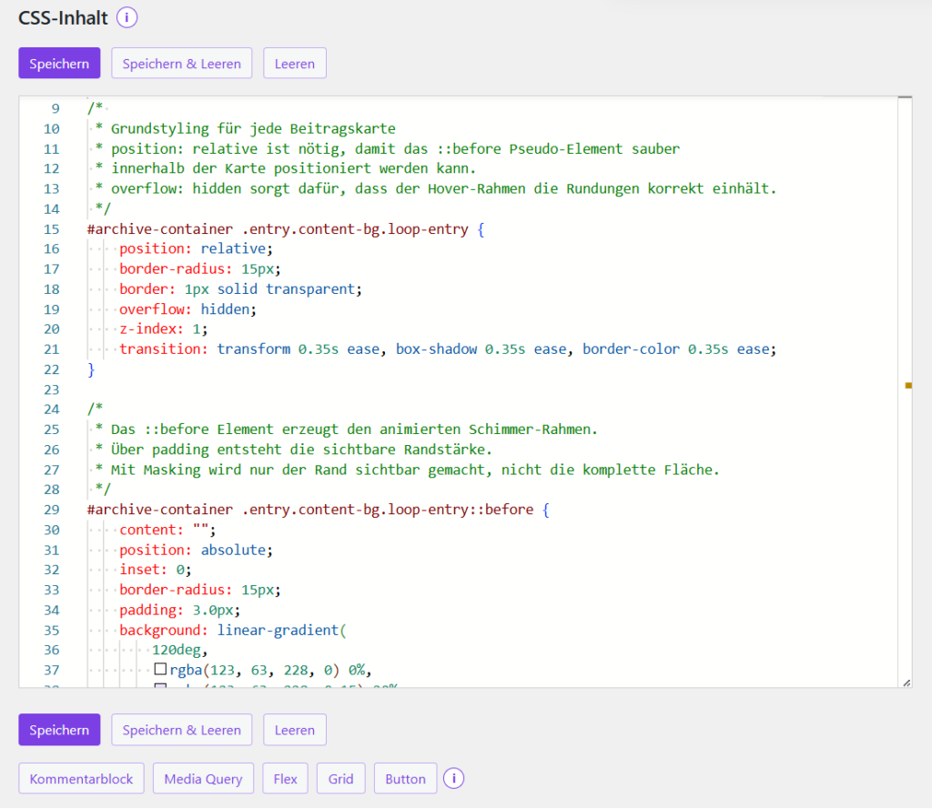 CSS Editor Light Mode
